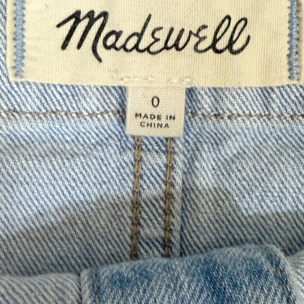 Madewell Light Blue Gillam Wash Stitched Straps Denim Jumpsuit SKU0398 - Picture 2 of 13